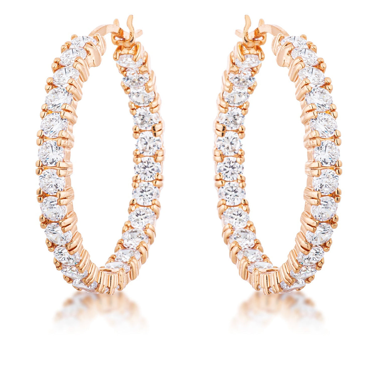 CZ Hoop Earrings
