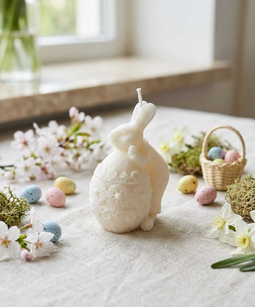 Mini Easter Bunny Candle