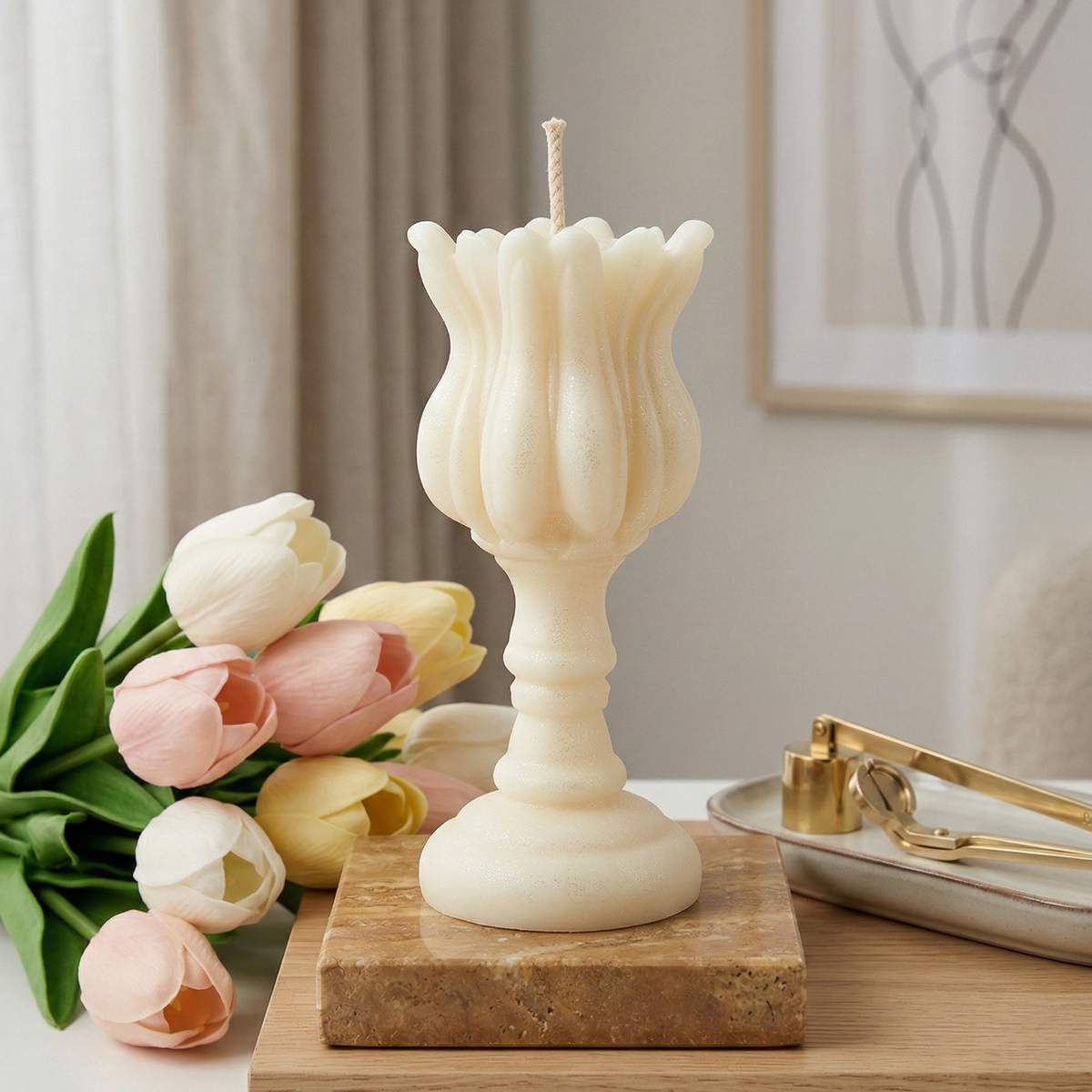 Tulip Candle | Chic Home Decor
