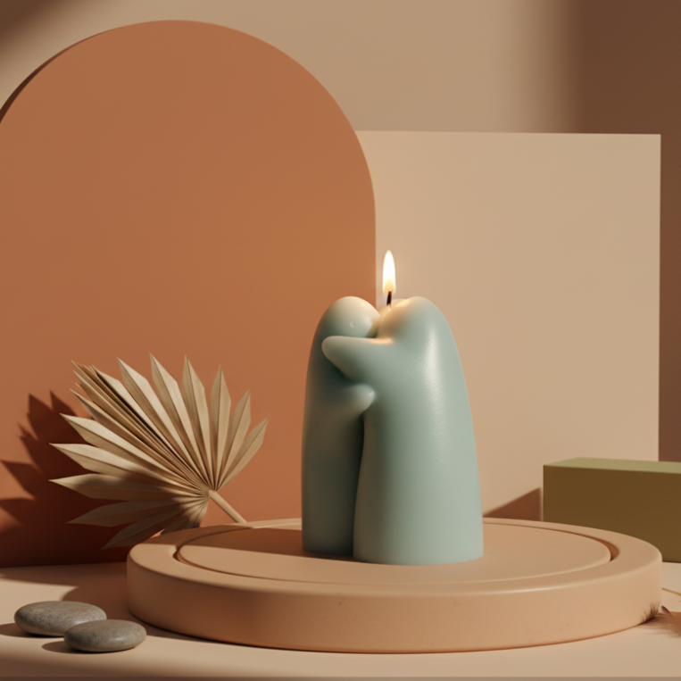 Emotional Support Candle | Sculptural Soy Wax Comfort Gift