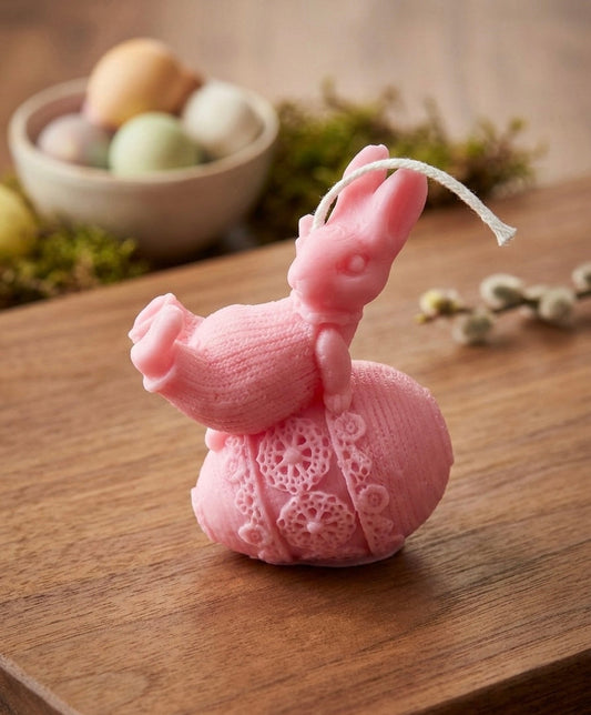 Easter Bunny Egg Candle