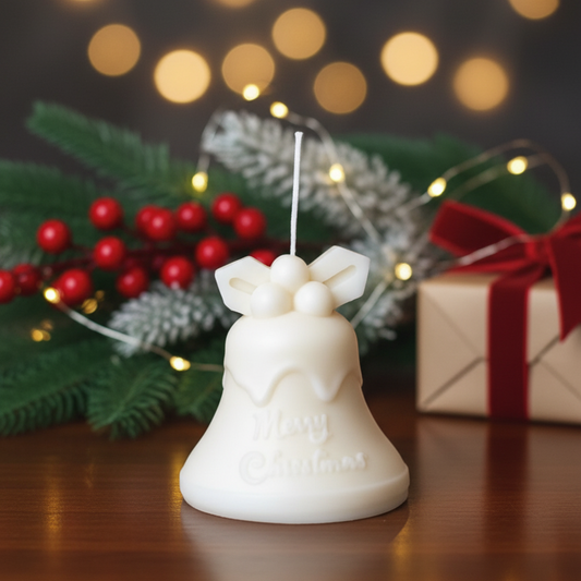 Tall Bell Christmas Candle for Elegant Holiday Décor