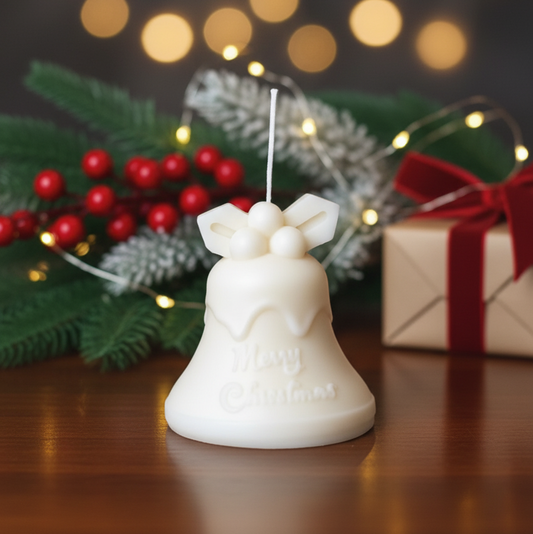 Tall Bell Christmas Candle for Elegant Holiday Décor