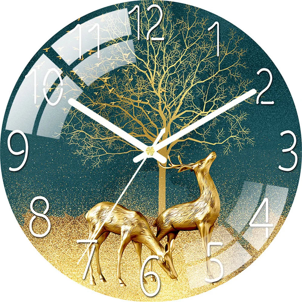 Art Wall Clock Home Decoration Fashion Decoration Silent Quartz Clocks Child Dreaming Whale Art Clock Wall Christmas Gift Family