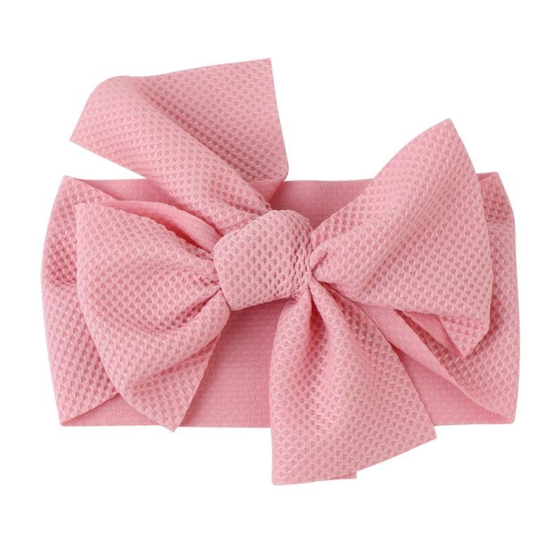 Elastic Candy Solid Color Head Wrap Newborn Head bands Bowknot Bows for Baby Girl Hair Accessories