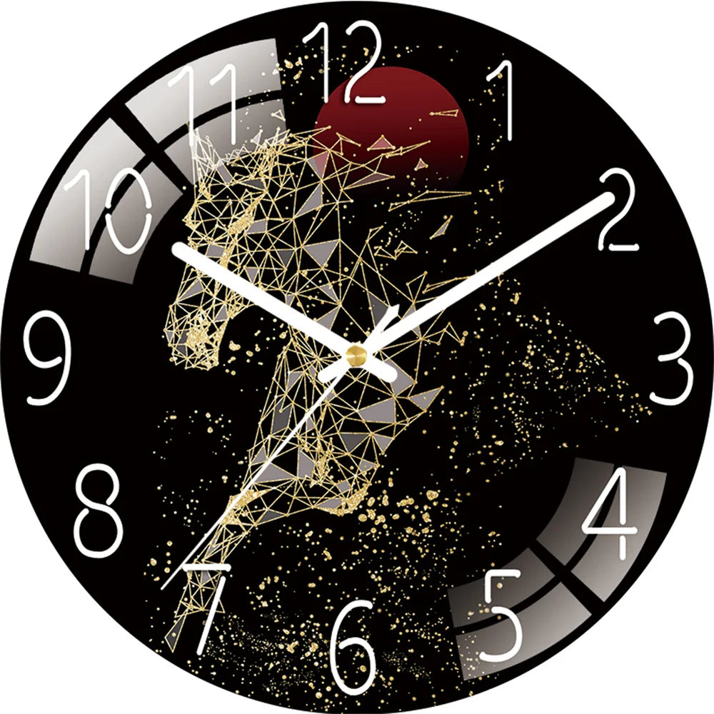 Art Wall Clock Home Decoration Fashion Decoration Silent Quartz Clocks Child Dreaming Whale Art Clock Wall Christmas Gift Family