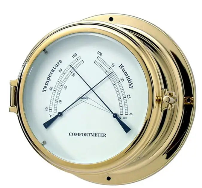 Nautical Brass Case Navigation Porthole Wall Clocks sailing items