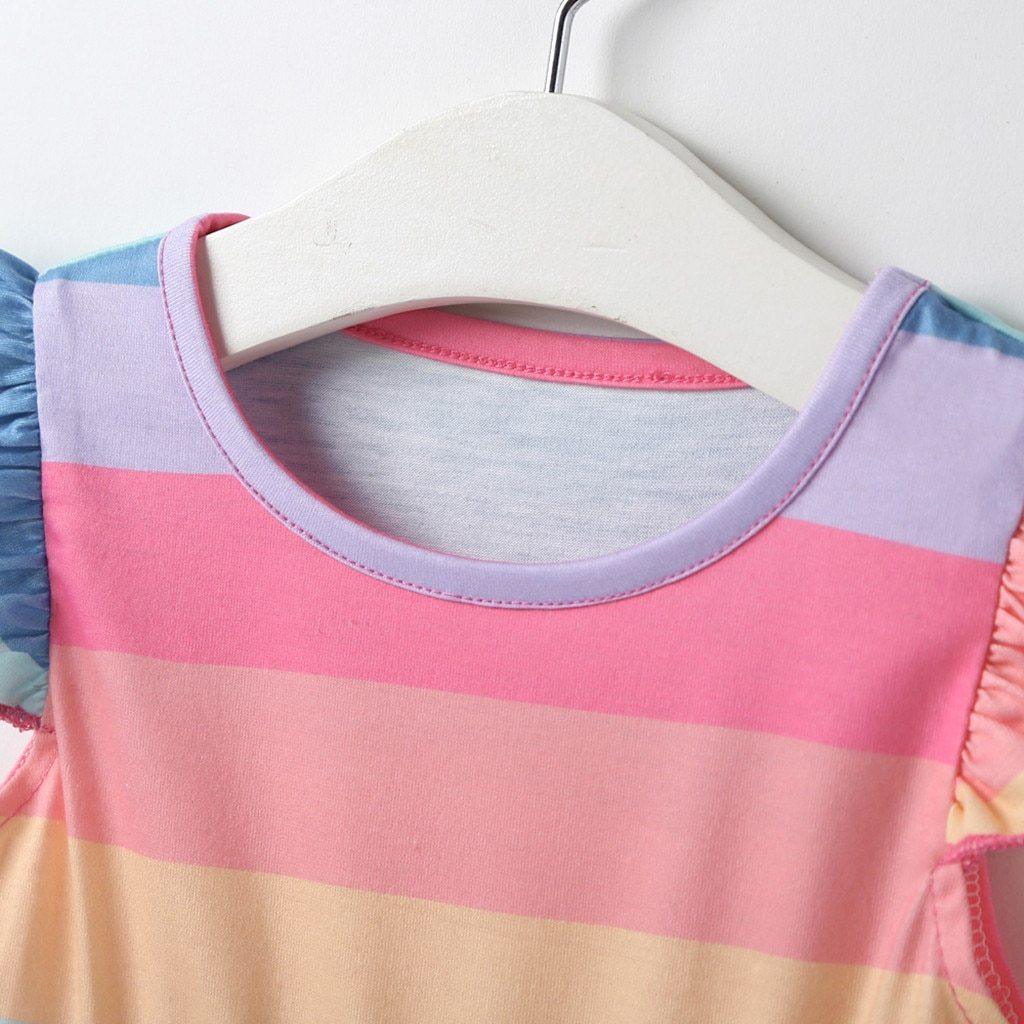 Princess Clothing for Kids Rainbow Baby Dresses Cotton Party Girl Dress For Girls For all Occasions
