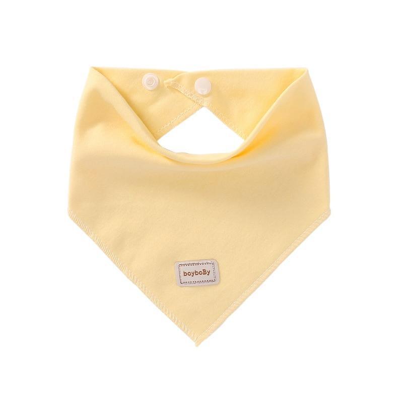 Cute Kids Hat with Bibs Candy Solid Colors for Boys and Girls Beanies Hats Cotton new Born Baby caps & Bibs