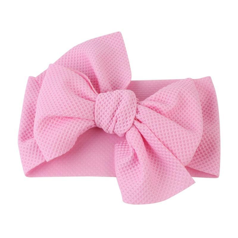 Elastic Candy Solid Color Head Wrap Newborn Head bands Bowknot Bows for Baby Girl Hair Accessories