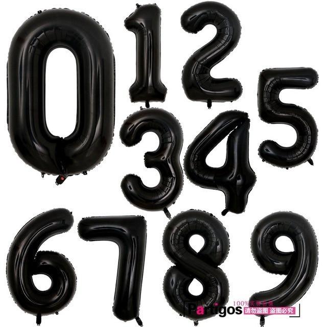 Elegant Luxury Helium Modern 32inch Luxury Ballon Number Foil Ballons For Party and Celebrations Modern Decoration for Celebration