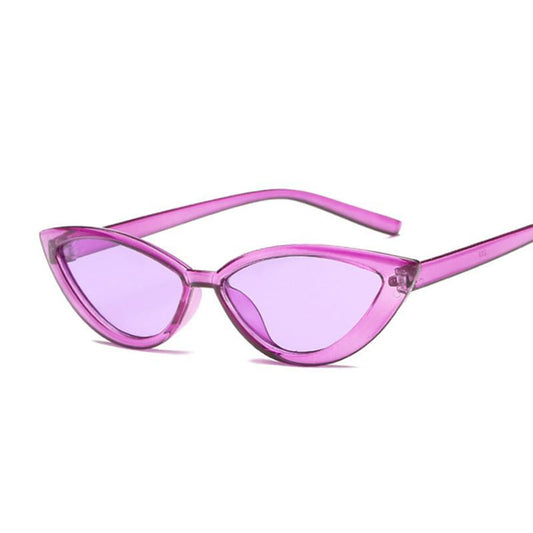 New Vintage Black Cat Eye Sunglasses for  Women Fashion Brand Designer Mirror Sunglasses With UV400 Protection