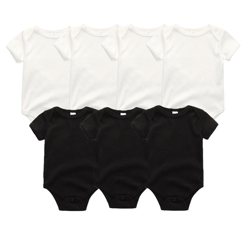 Unisex Newborn Baby Rompers Clothing Infant Jumpsuits 100%Cotton Children 7Pcs/Lot Set for Girls and Boys Jumpsuits For Kids