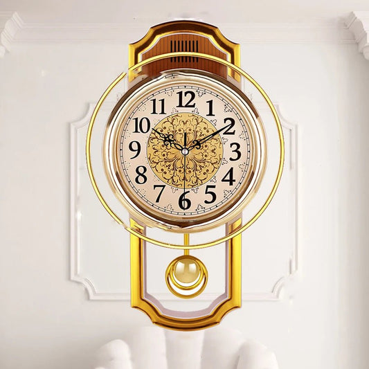 Vintage Pendulum Clock Wall Home Decor Silent Best Selling 2019 Products Clock Shabby Chic Reloj Pared Grande Home Decor - Unique Finds Market LLC