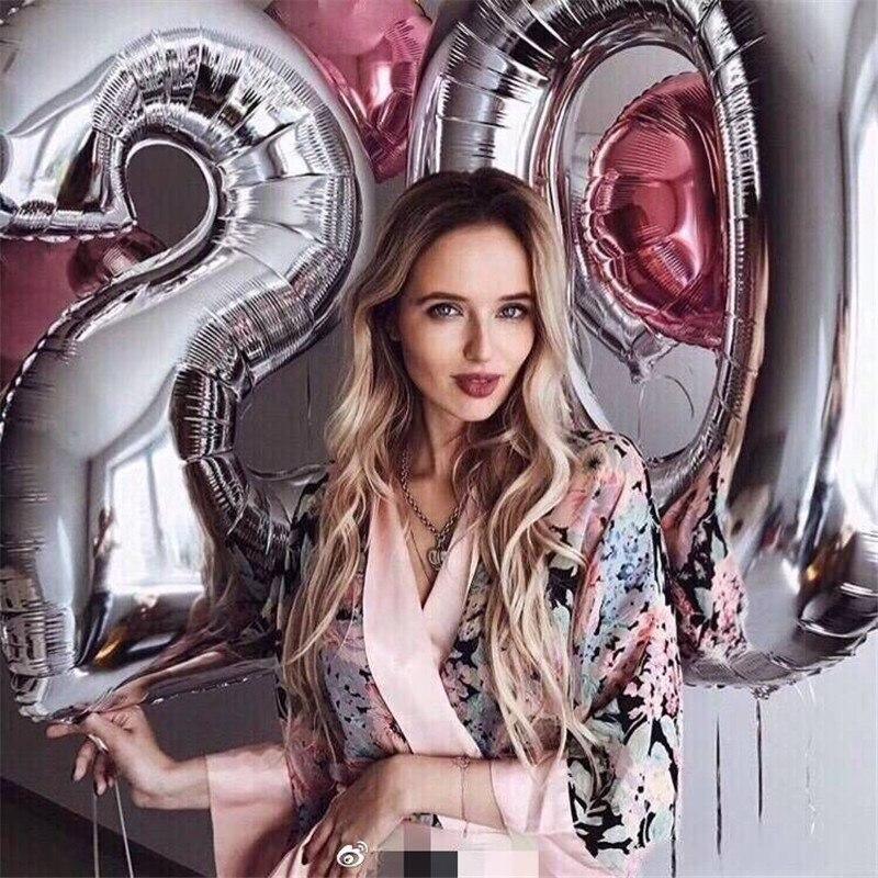 Elegant Luxury Helium Modern 32inch Luxury Ballon Number Foil Ballons For Party and Celebrations Modern Decoration for Celebration