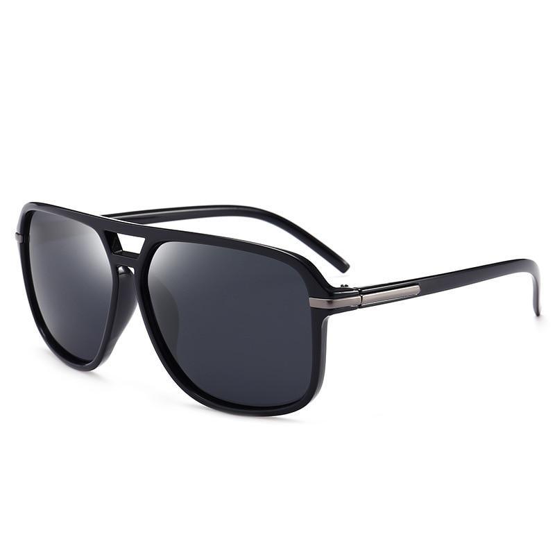 Luxury Polarized Men Business Oversized Mirror Sunglasses For  Driving Brand Designer Driver Sunglasses UV400 Protection