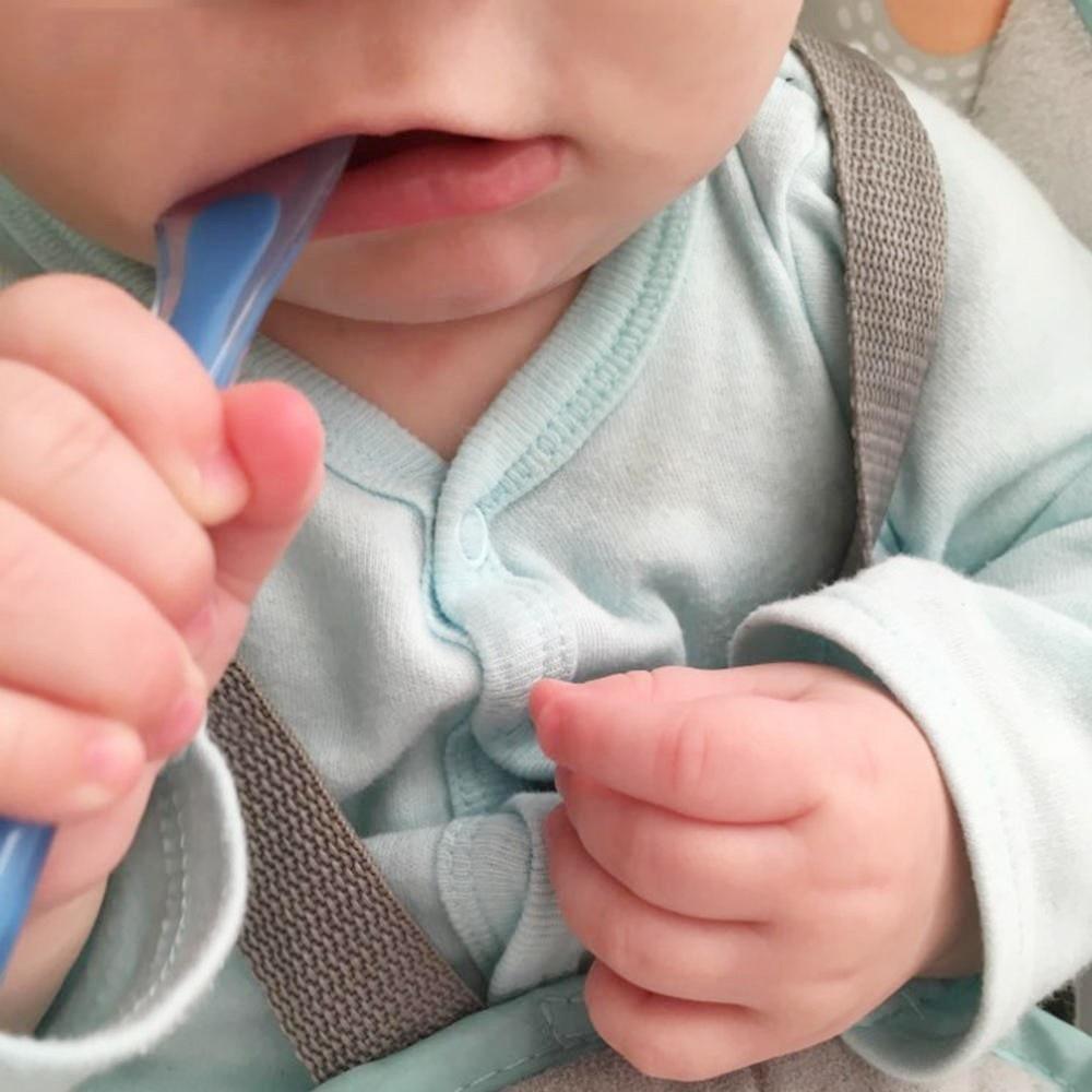 Baby Spoons Feeding Dishes Tableware For Children Flatware Cutlery Spoon Silicone Tools-for-patchwork Lot Soup Ladle
