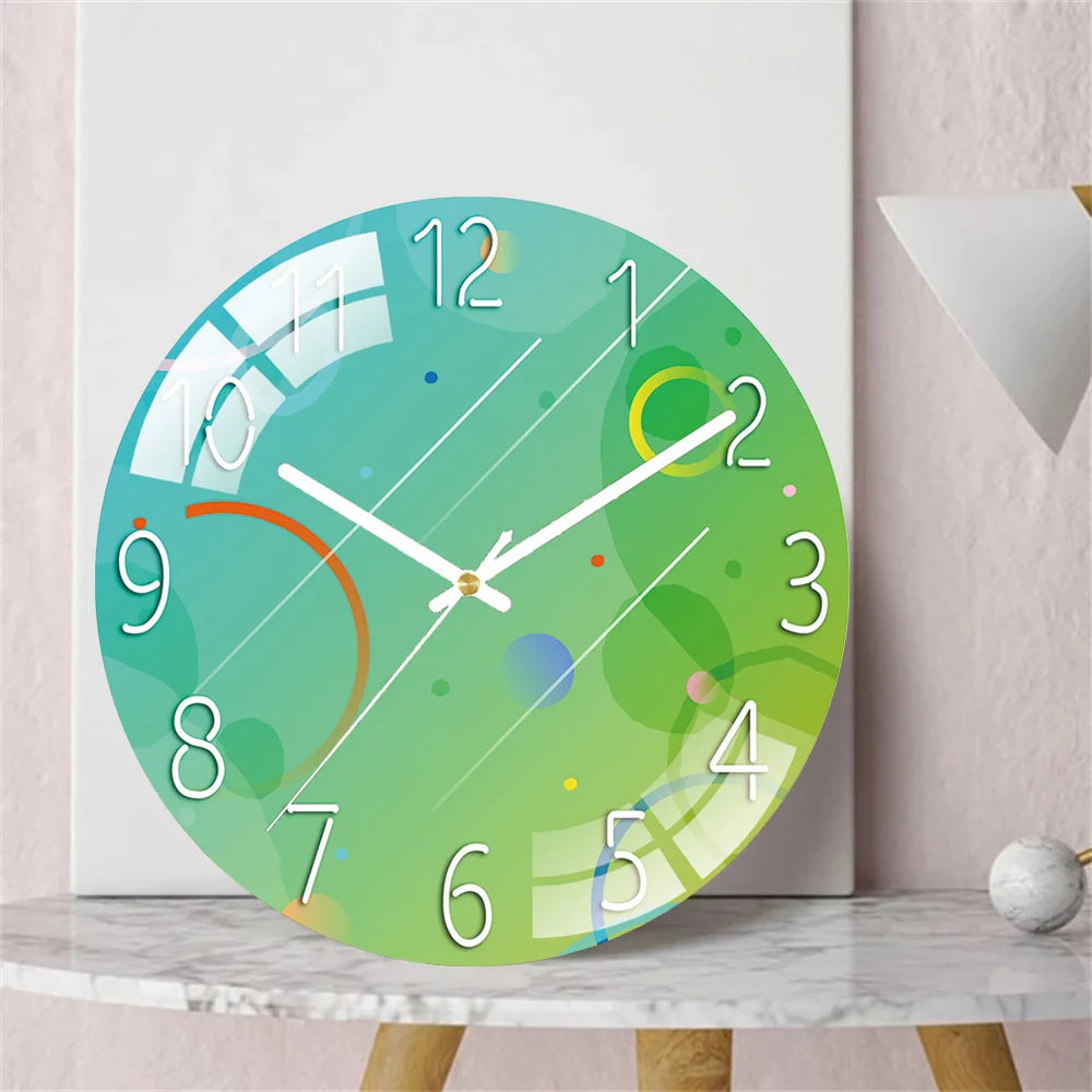Art Wall Clock Home Decoration Fashion Decoration Silent Quartz Clocks Child Dreaming Whale Art Clock Wall Christmas Gift Family