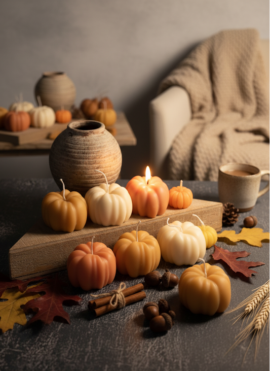 Autumn Pumpkin Candle | Hand-Poured Soy Wax