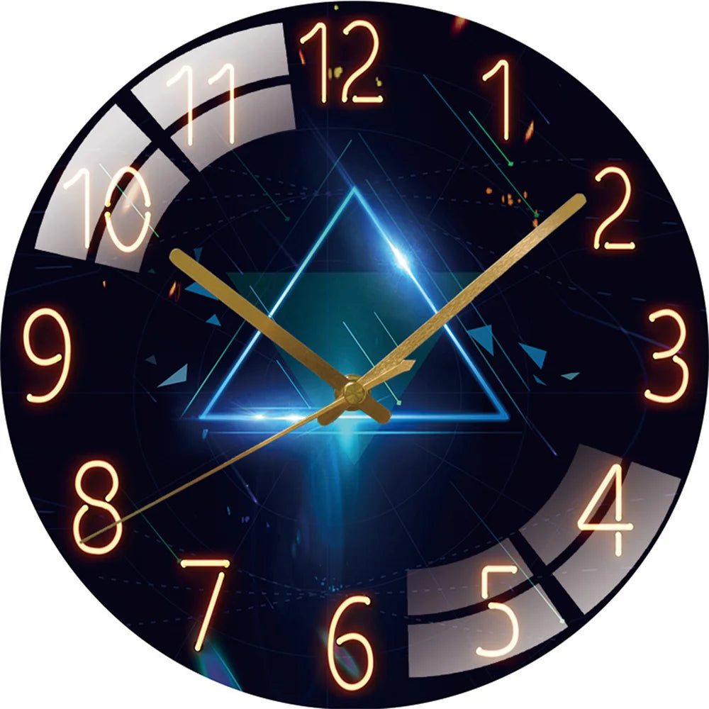 Art Wall Clock Home Decoration Fashion Decoration Silent Quartz Clocks Child Dreaming Whale Art Clock Wall Christmas Gift Family