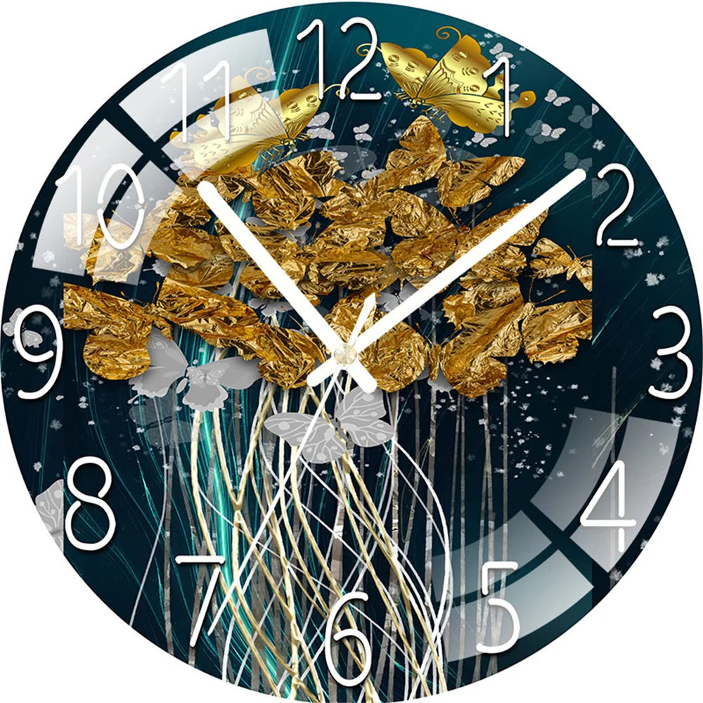 Art Wall Clock Home Decoration Fashion Decoration Silent Quartz Clocks Child Dreaming Whale Art Clock Wall Christmas Gift Family