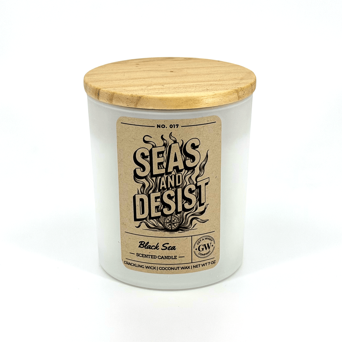 Black Sea Scented Candle (Seas and Desist)
