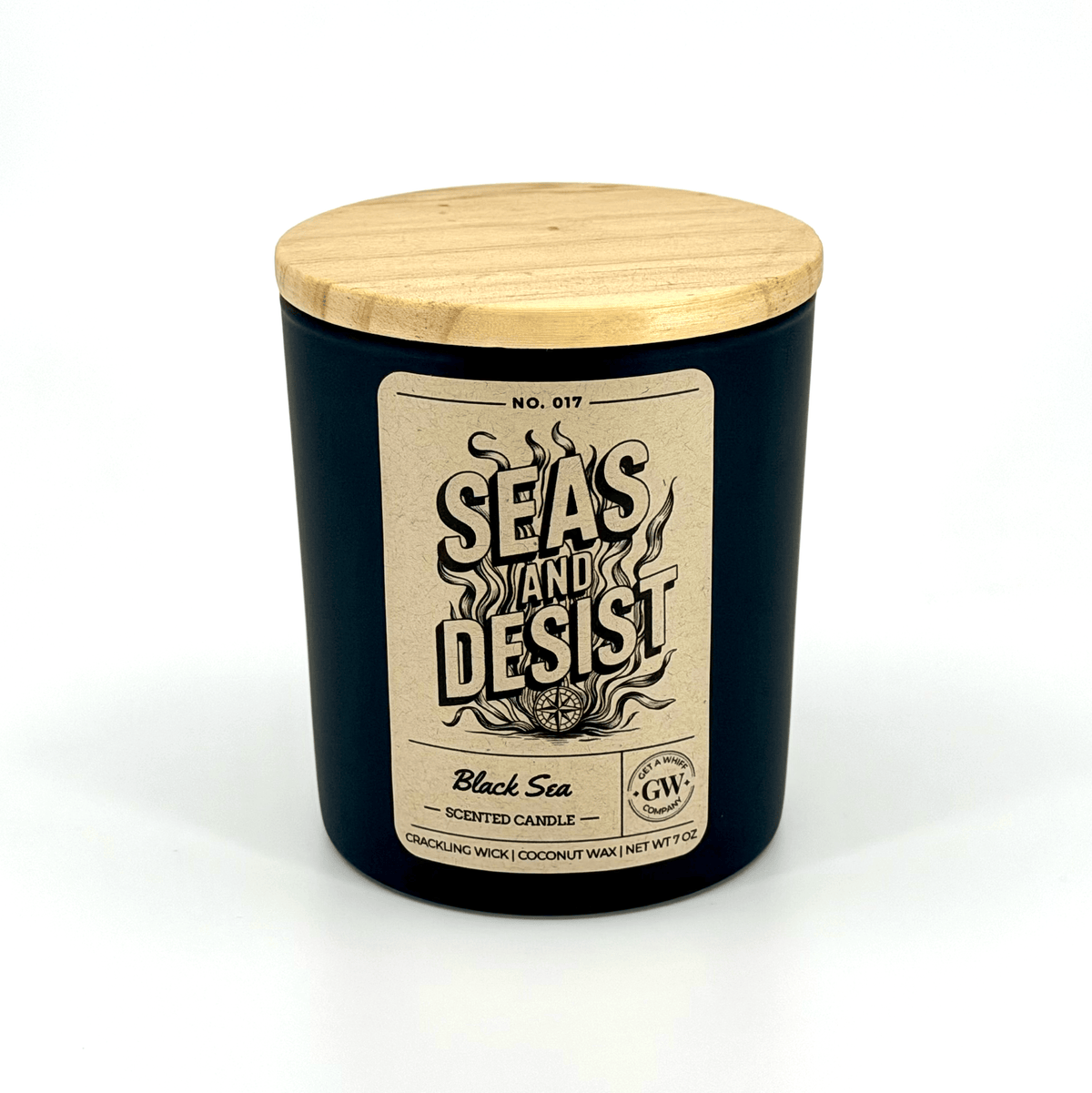 Black Sea Scented Candle (Seas and Desist)