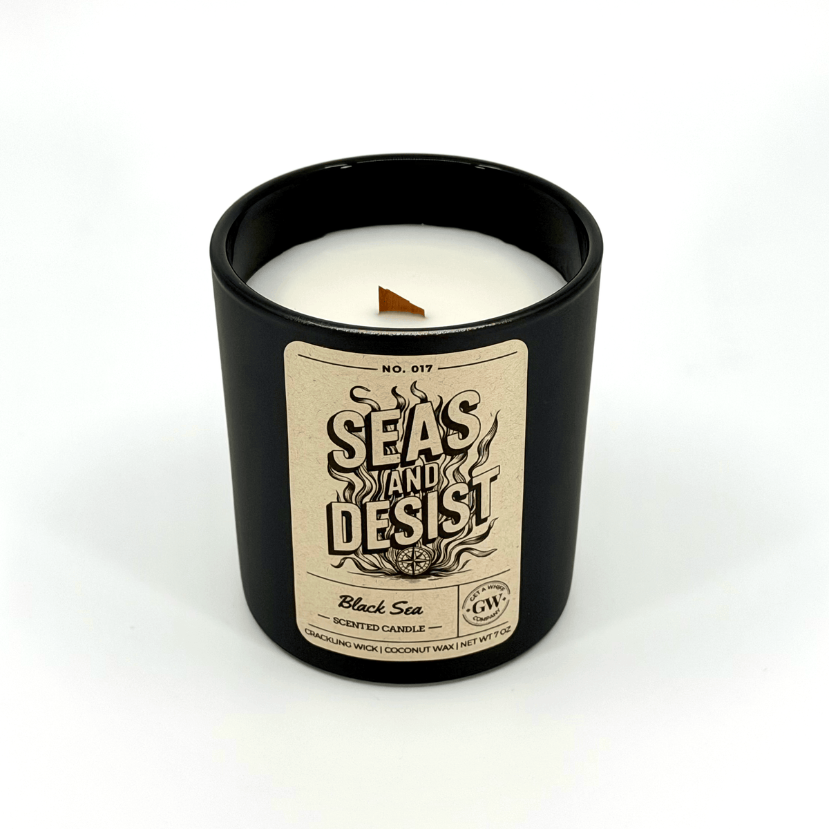 Black Sea Scented Candle (Seas and Desist)