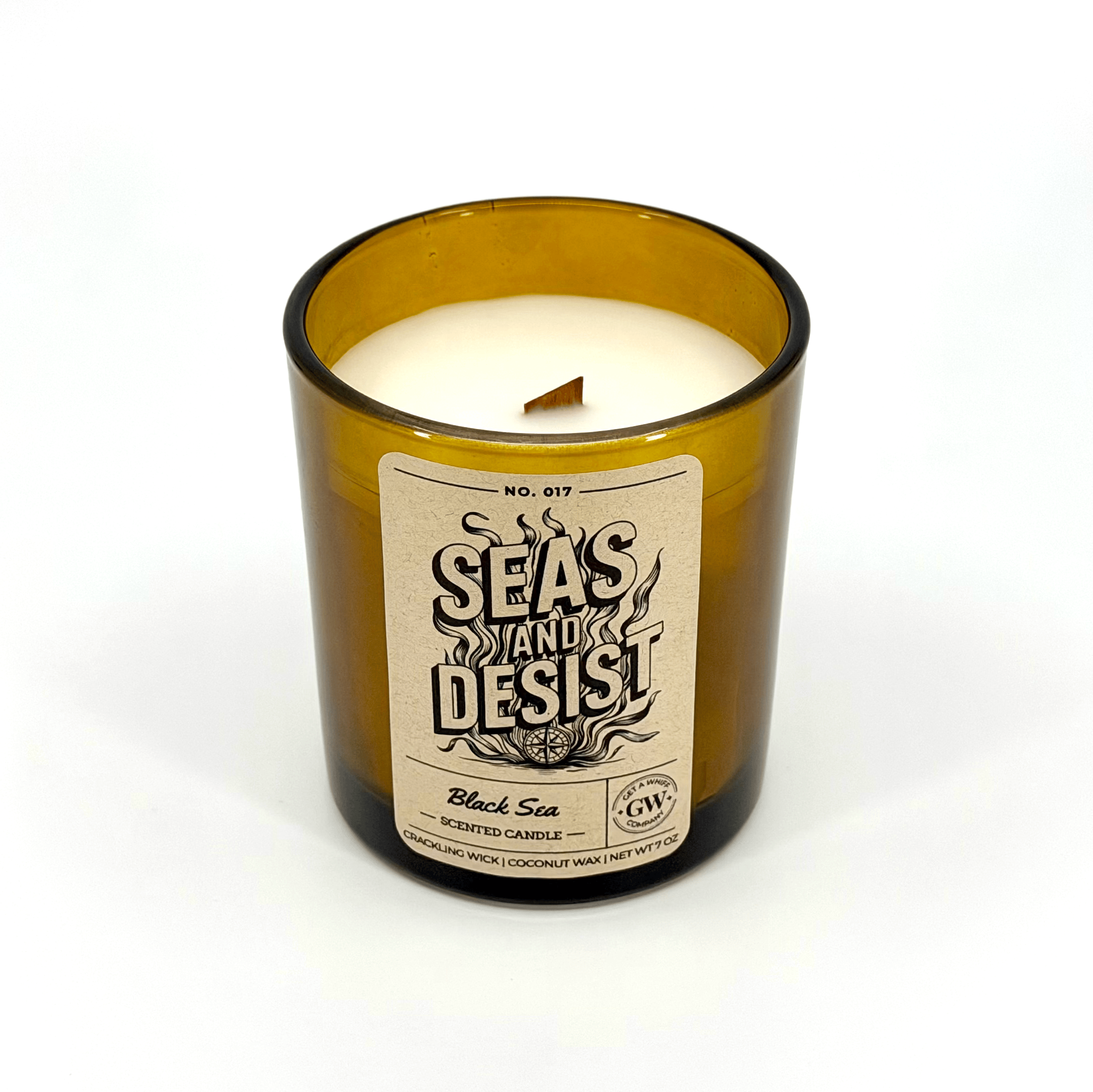 Black Sea Scented Candle (Seas and Desist)