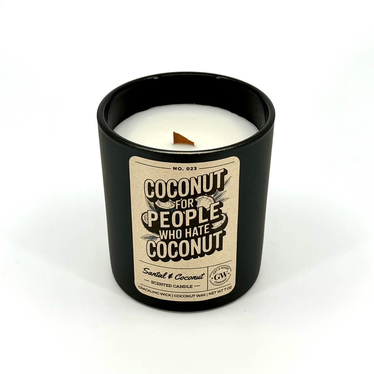 Santal & Coconut Scented Candle (Coconut for People Who Hate Coconut)