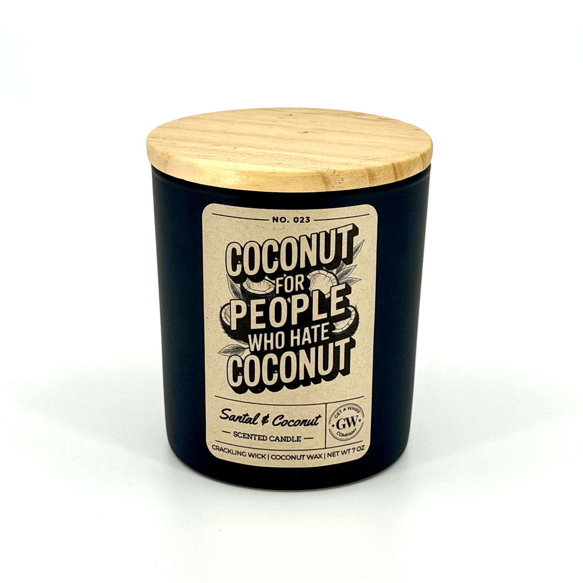 Santal & Coconut Scented Candle (Coconut for People Who Hate Coconut)