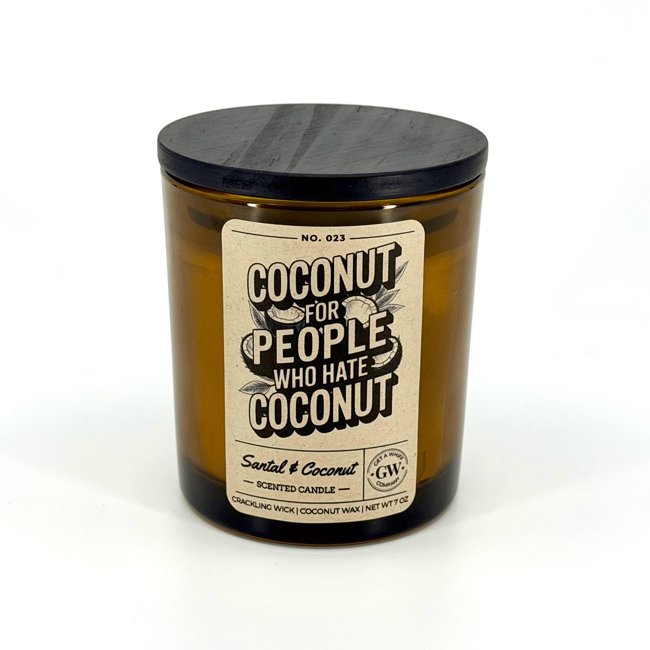 Santal & Coconut Scented Candle (Coconut for People Who Hate Coconut)