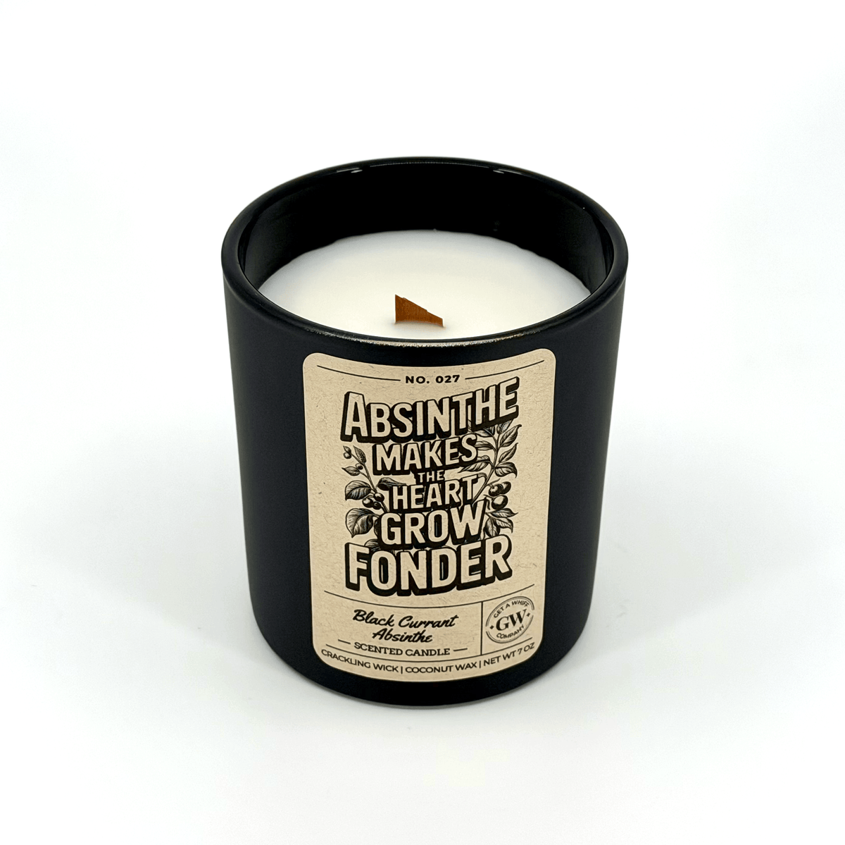 Black Currant & Absinthe Scented Candle (Absinthe Makes the Heart Grow Fonder)