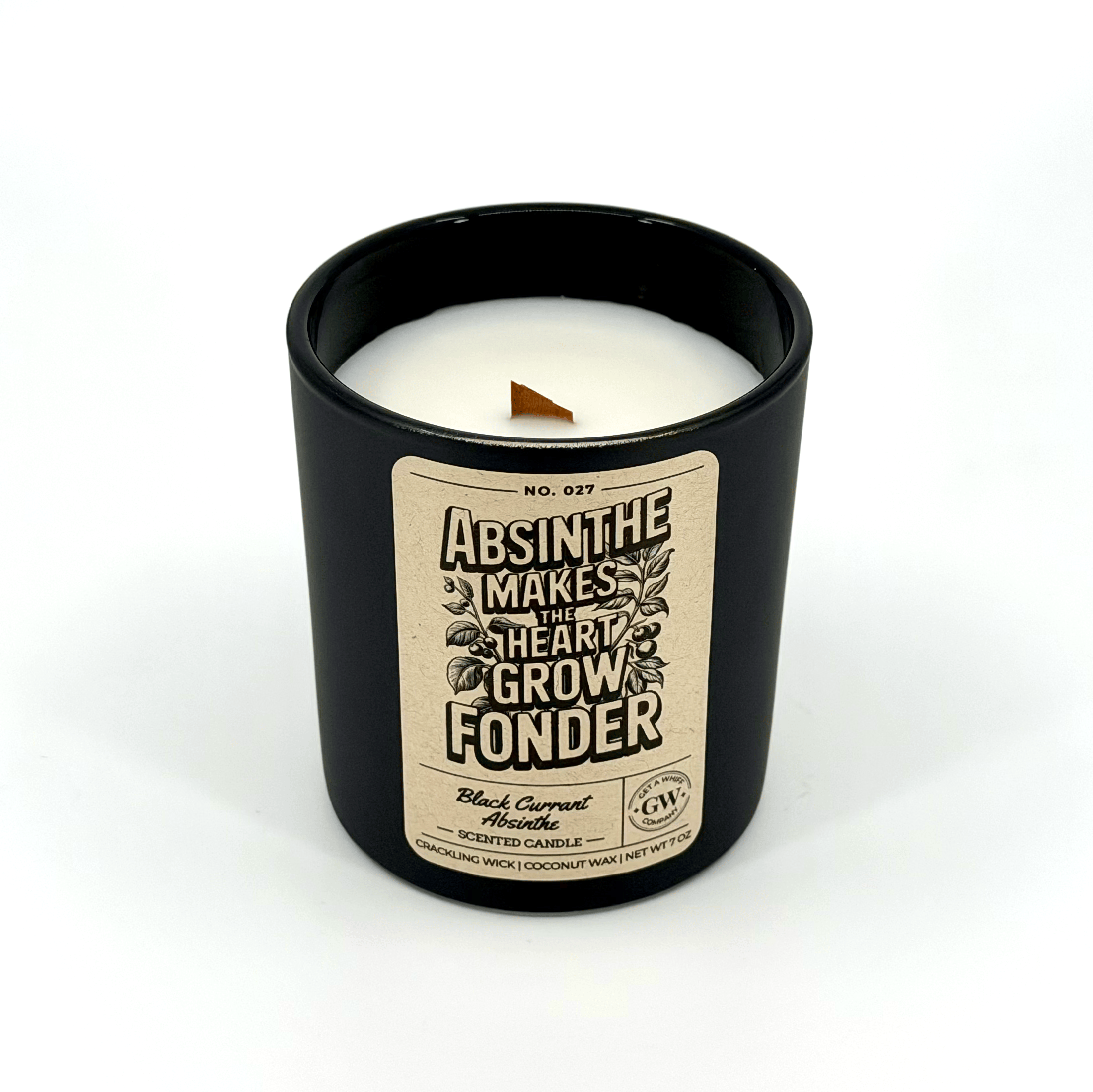 Black Currant & Absinthe Scented Candle (Absinthe Makes the Heart Grow Fonder)