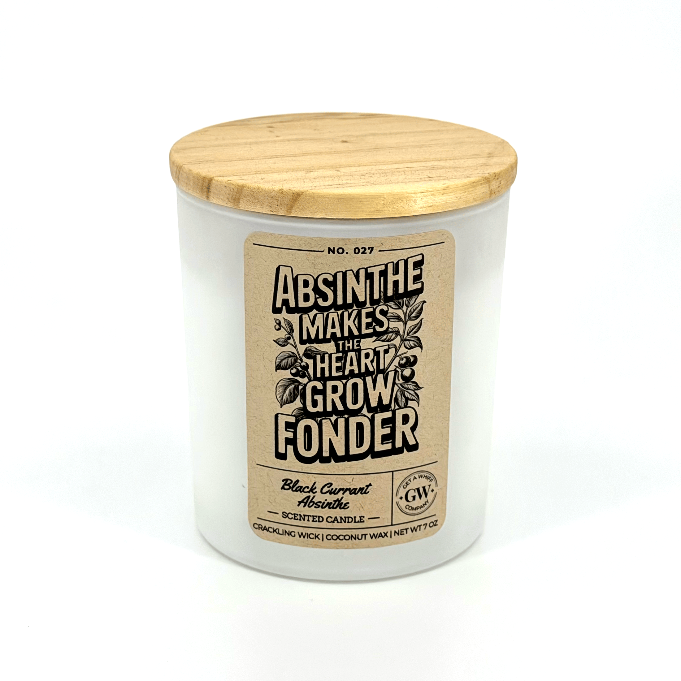 Black Currant & Absinthe Scented Candle (Absinthe Makes the Heart Grow Fonder)