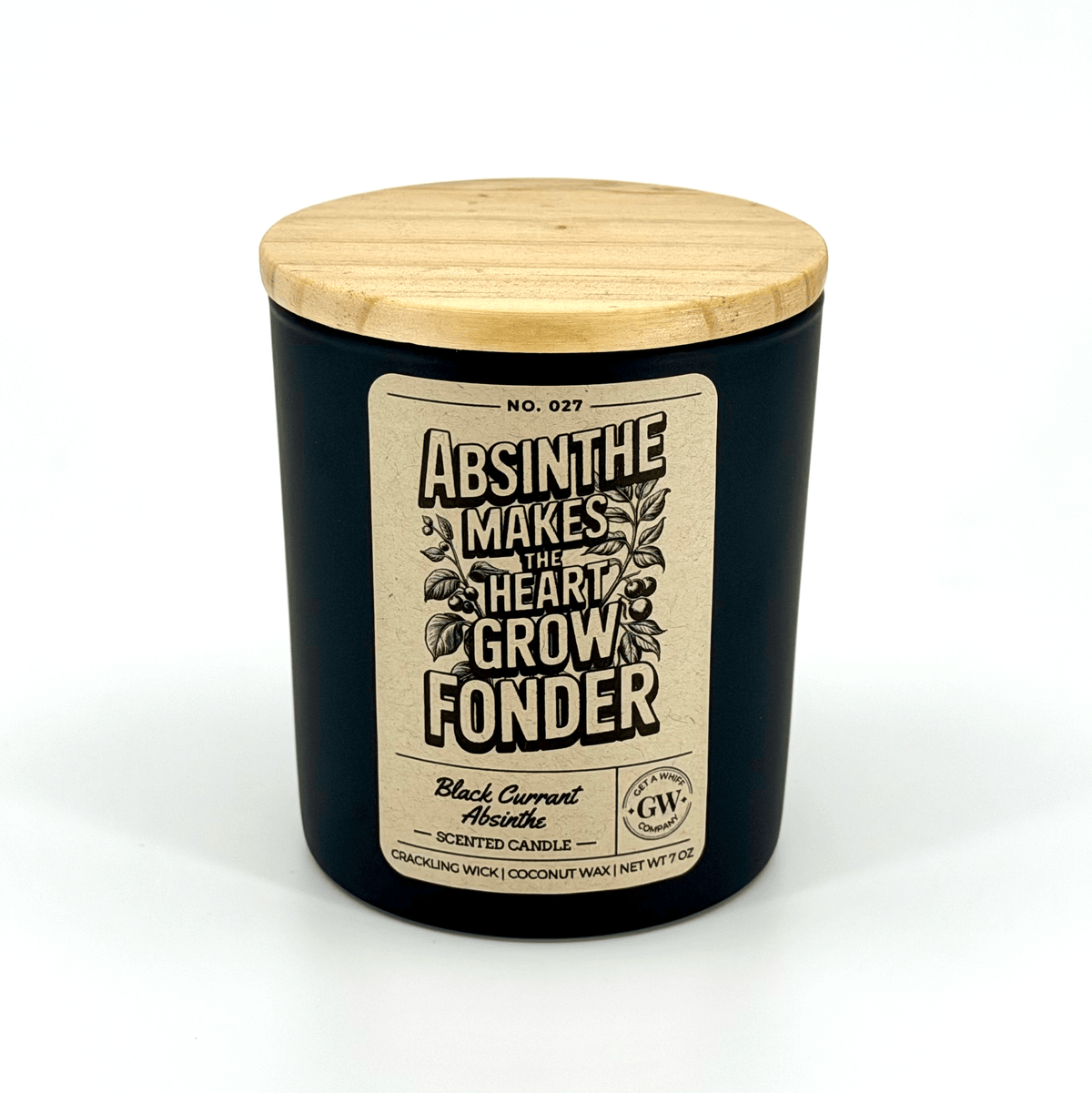 Black Currant & Absinthe Scented Candle (Absinthe Makes the Heart Grow Fonder)