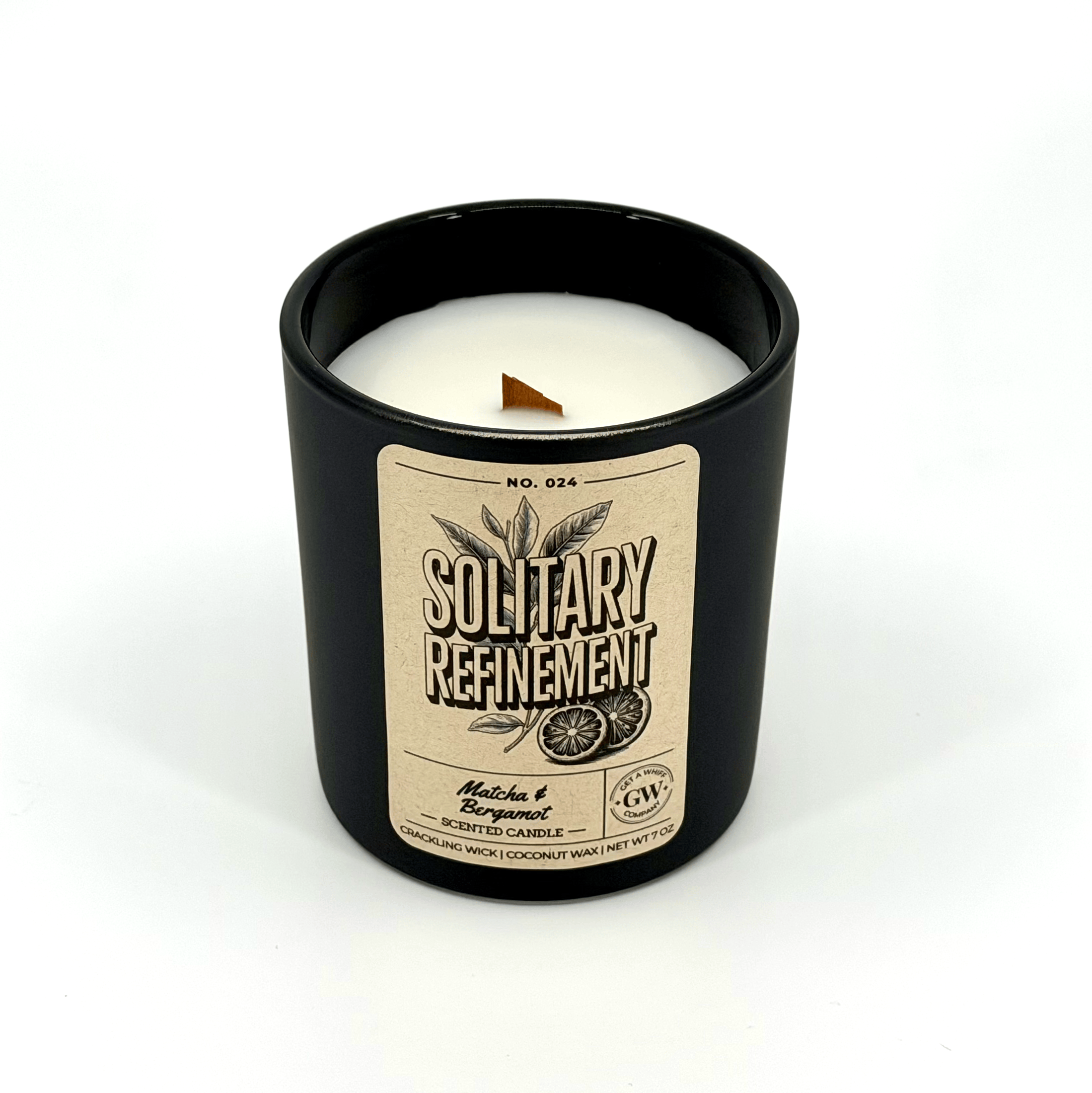 Matcha & Bergamot Scented Candle (Solitary Refinement)
