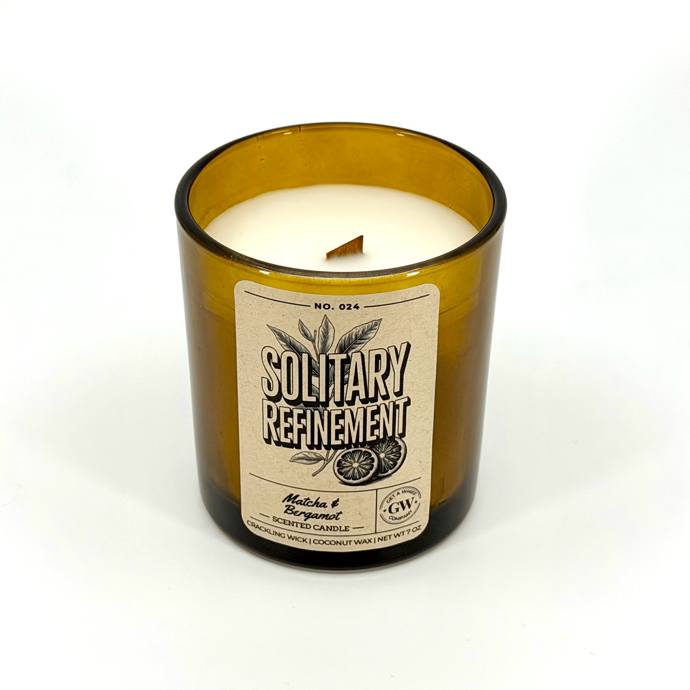 Matcha & Bergamot Scented Candle (Solitary Refinement)