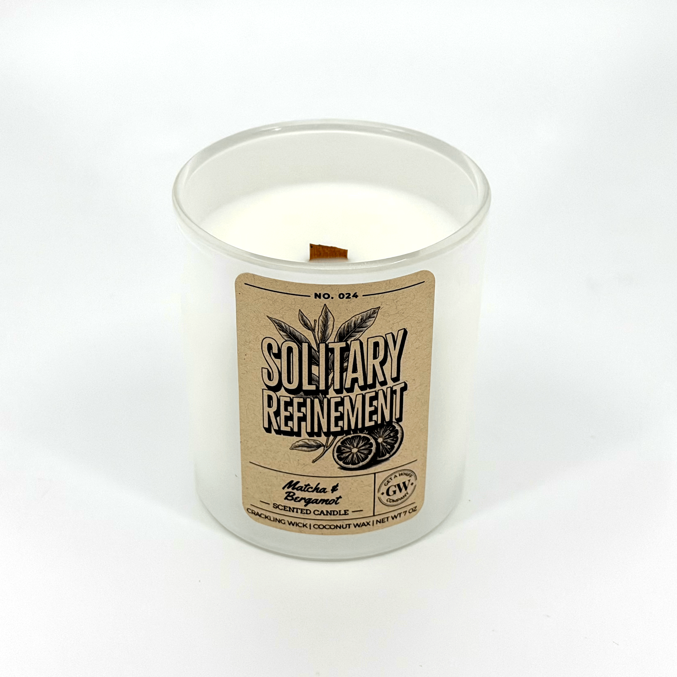Matcha & Bergamot Scented Candle (Solitary Refinement)