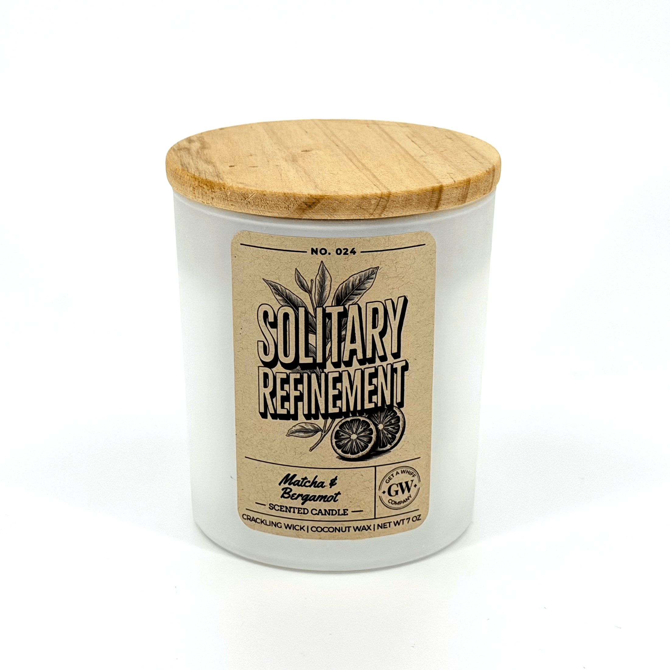 Matcha & Bergamot Scented Candle (Solitary Refinement)