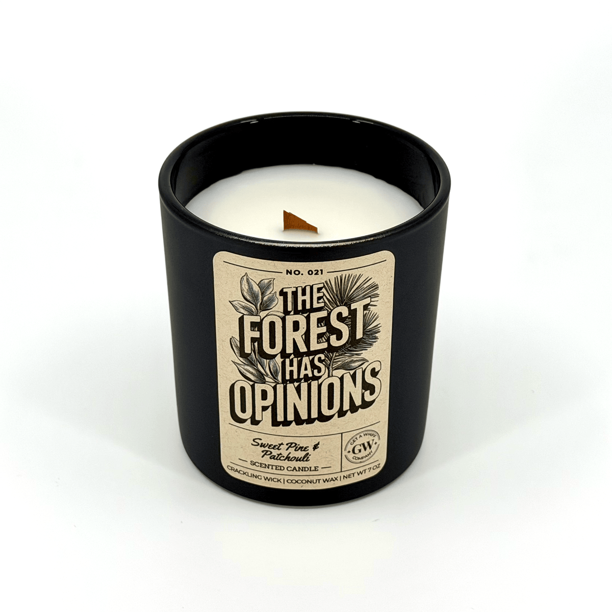 Sugar Pine & Patchouli Scented Candle (The Forest Has Opinions)