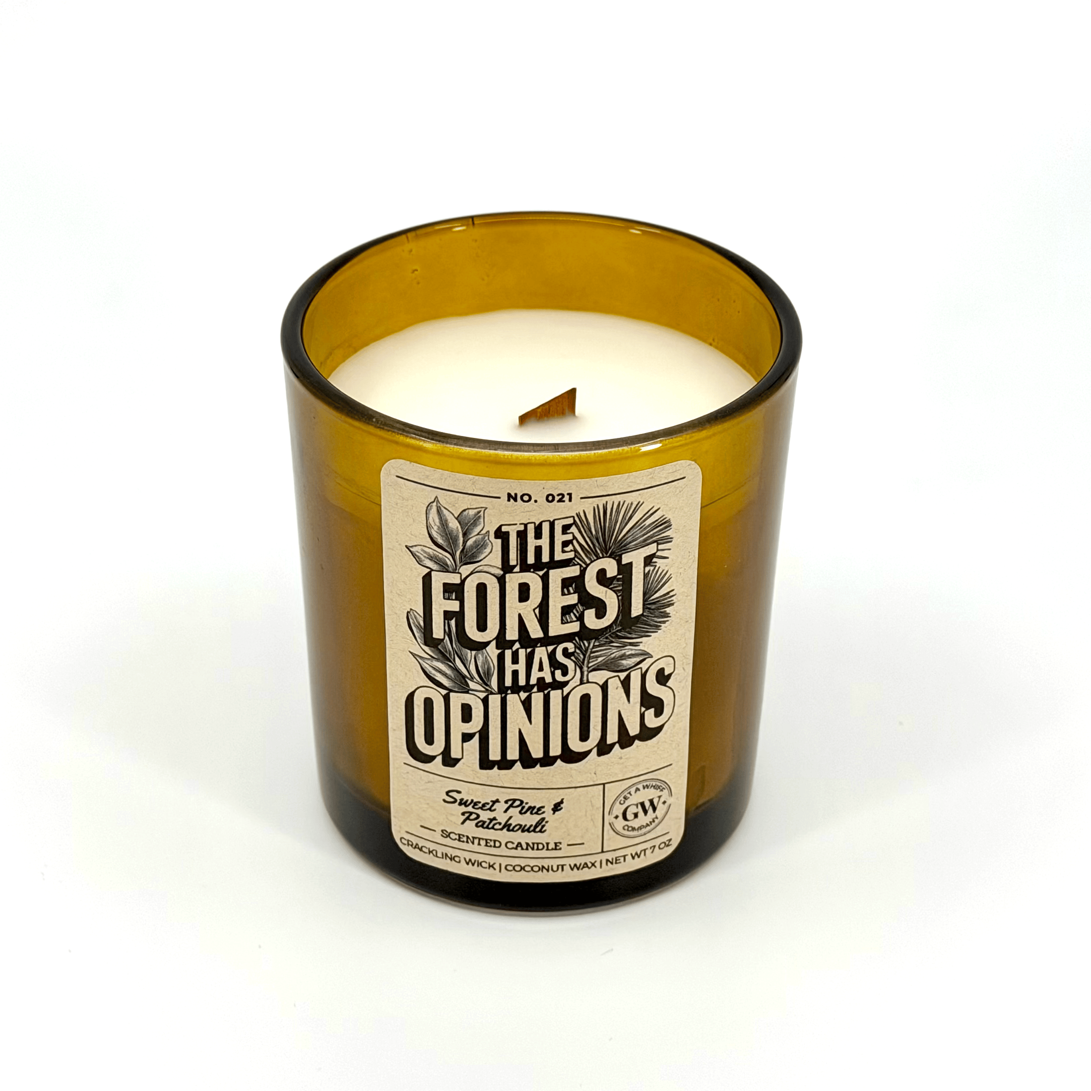 Sugar Pine & Patchouli Scented Candle (The Forest Has Opinions)