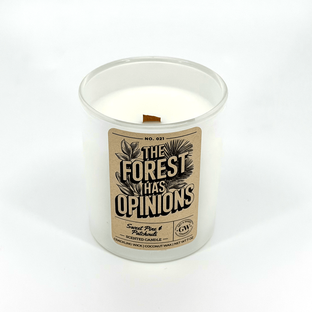 Sugar Pine & Patchouli Scented Candle (The Forest Has Opinions)