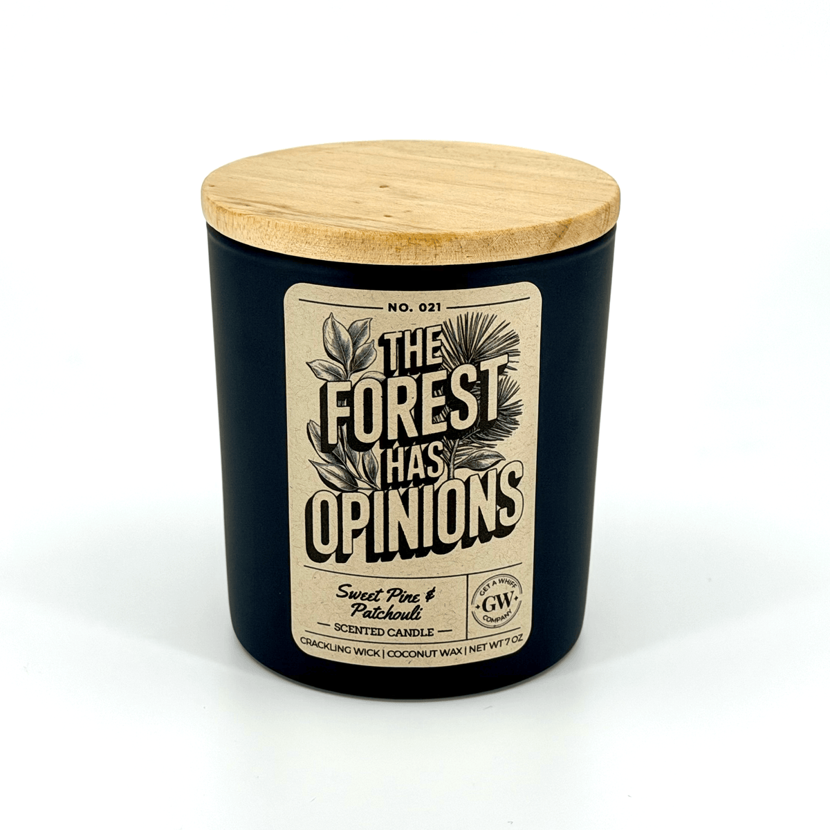 Sugar Pine & Patchouli Scented Candle (The Forest Has Opinions)