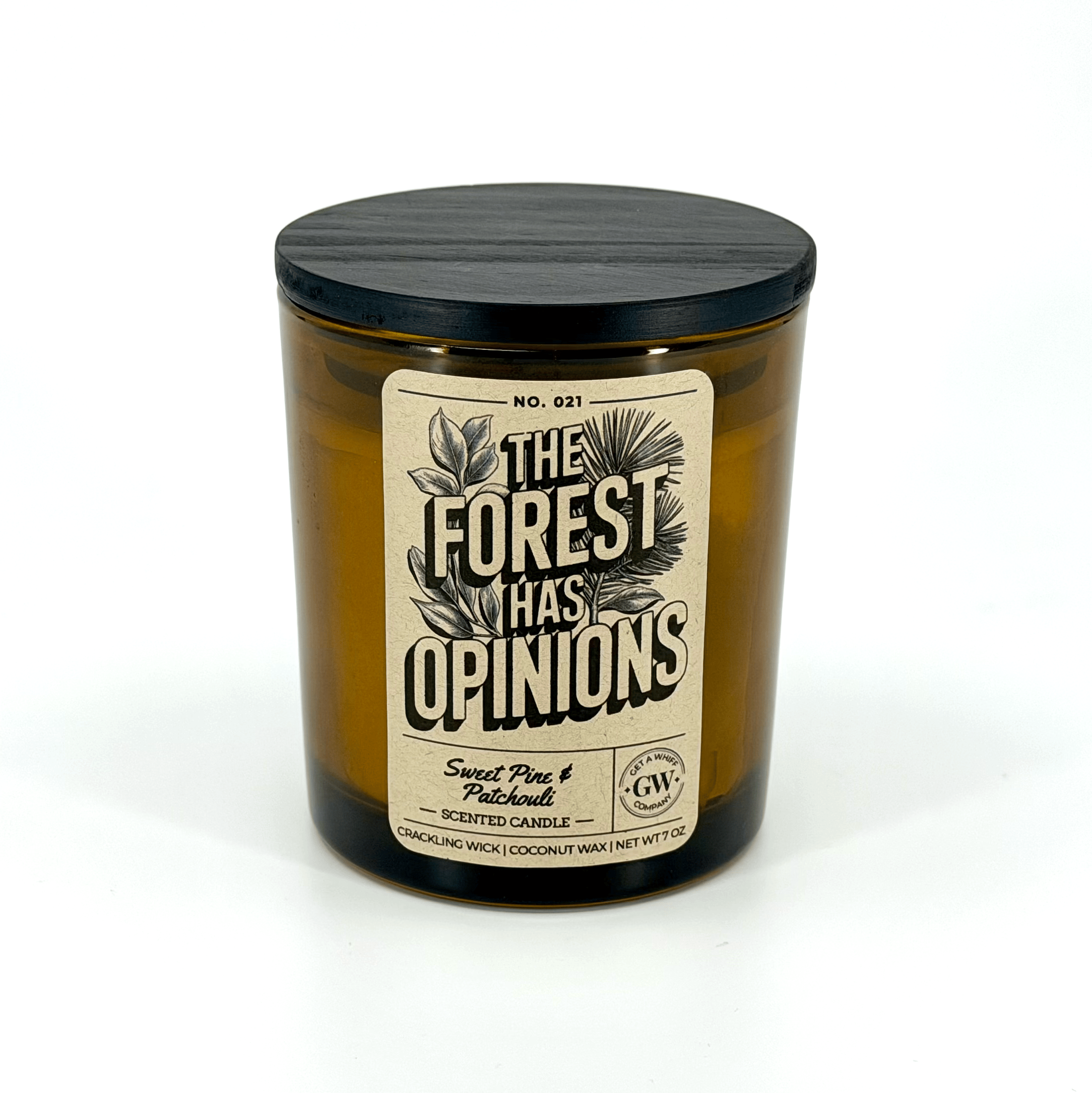 Sugar Pine & Patchouli Scented Candle (The Forest Has Opinions)