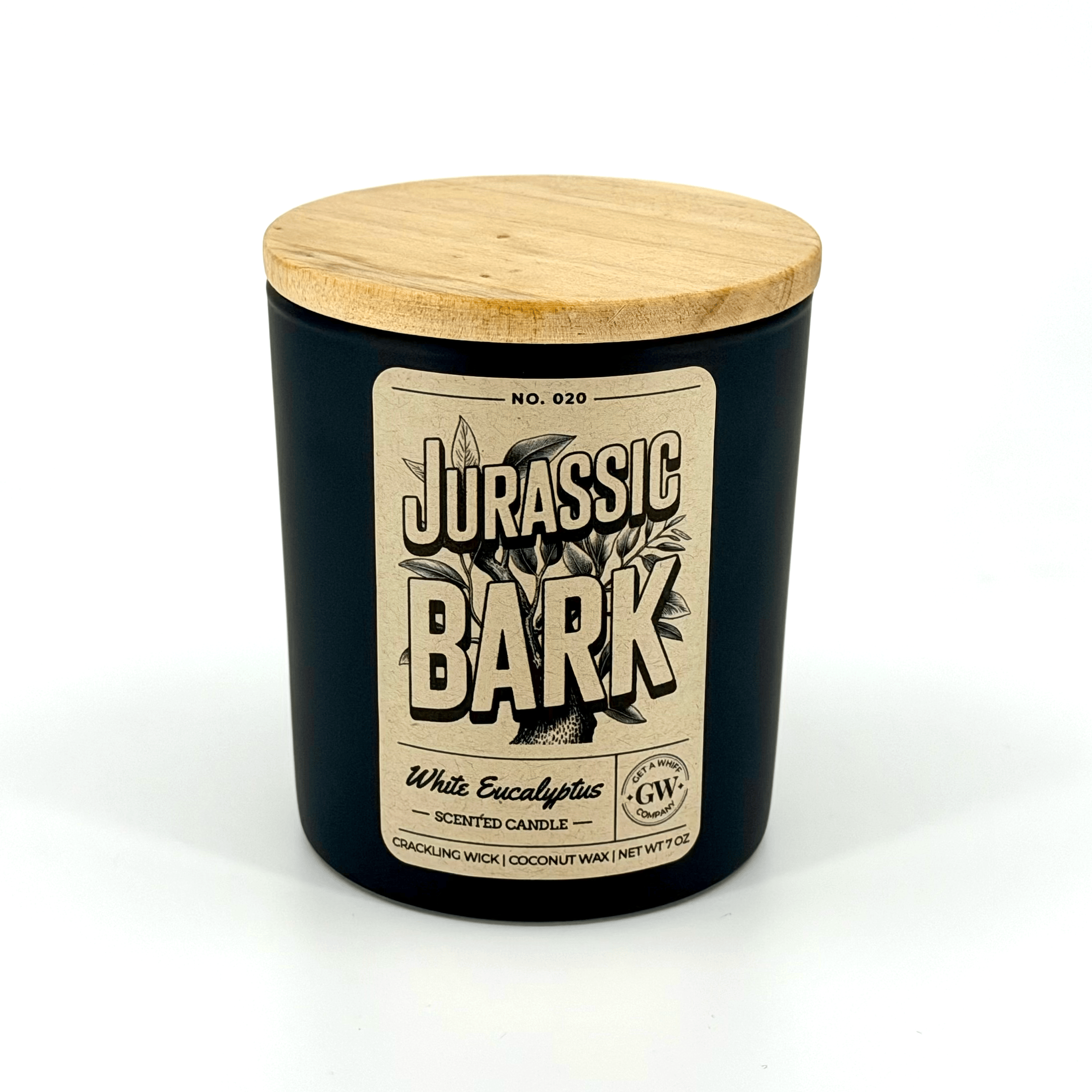 White Eucalyptus Scented Candle (Jurassic Bark)
