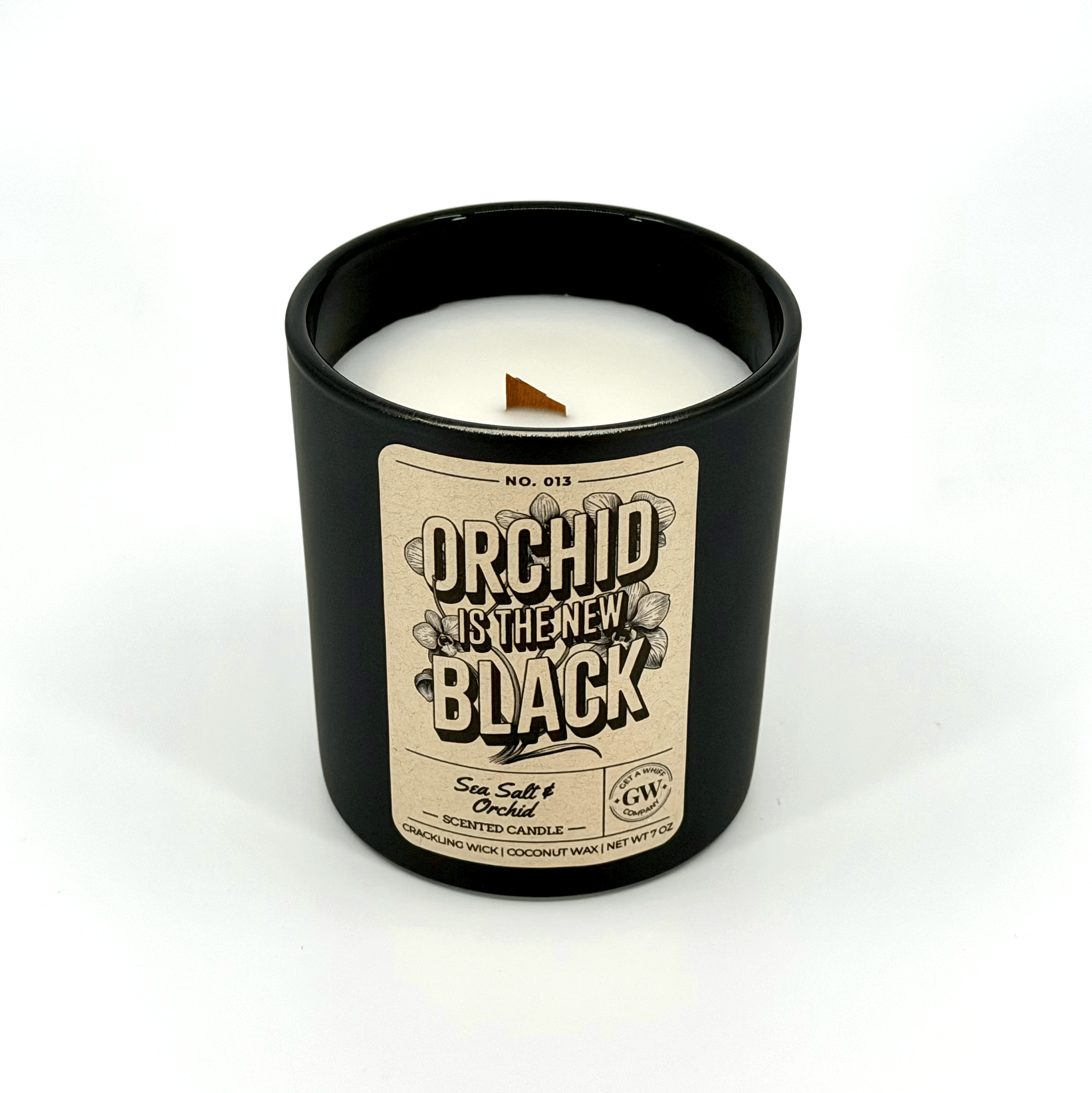 Sea Salt & Orchid Scented Candle (Orchid Is the New Black)