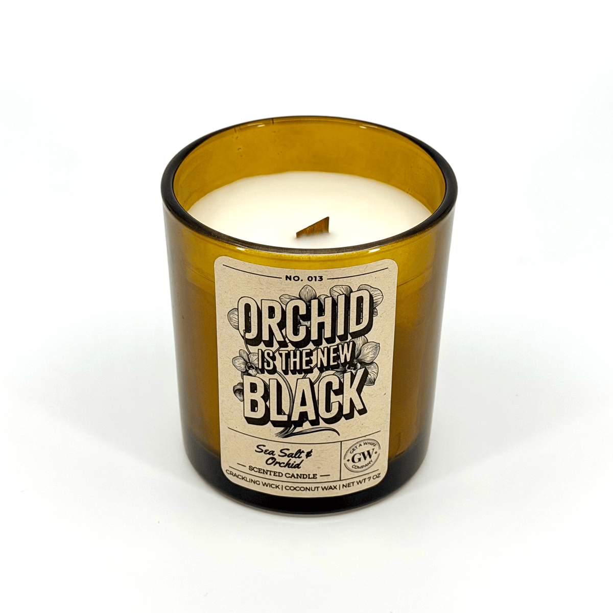 Sea Salt & Orchid Scented Candle (Orchid Is the New Black)
