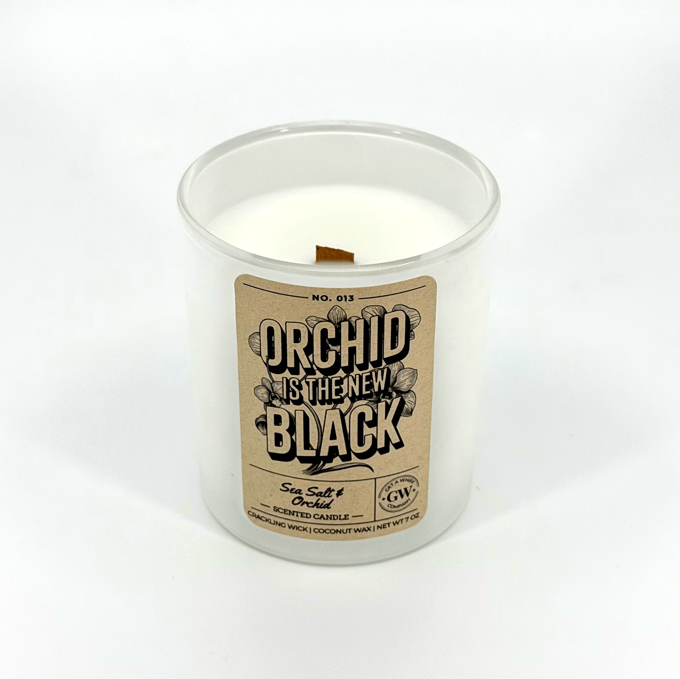 Sea Salt & Orchid Scented Candle (Orchid Is the New Black)