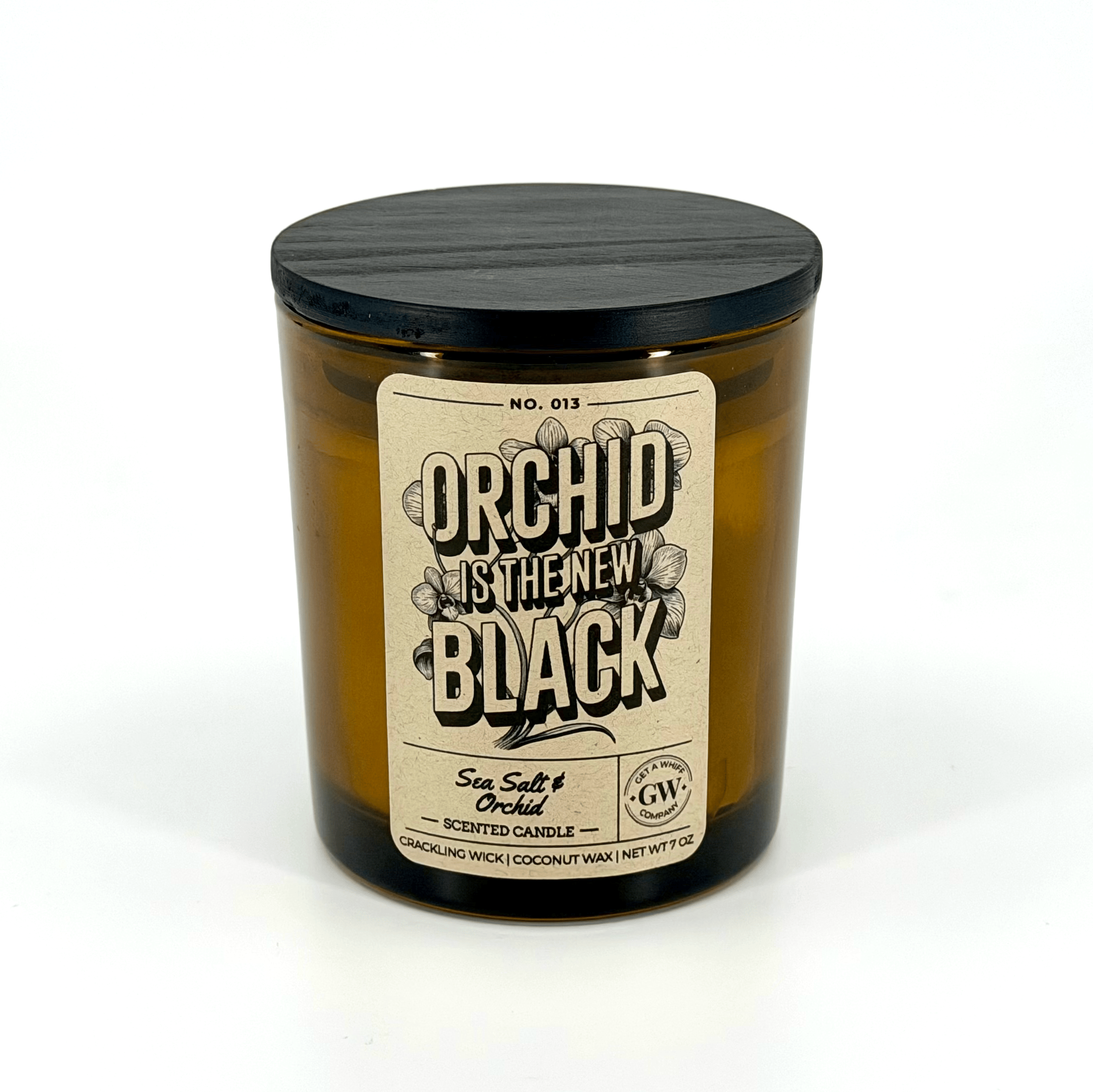 Sea Salt & Orchid Scented Candle (Orchid Is the New Black)